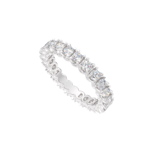 Nhẫn Vàng Trắng 41,6% (10K) Đính đá ECZ PNJ XM00W002286