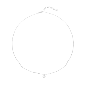 Dây cổ Bạc đính đá PNJSilver XMXMW060316