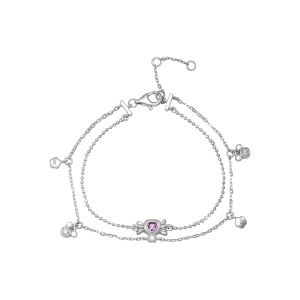 Lắc tay Bạc đính đá PNJSilver Mickey ZTXMW000033