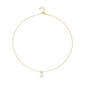 Dây cổ Hợp kim cao cấp 24K Ngọc Trai Swarovski PNJ NH00Y060000