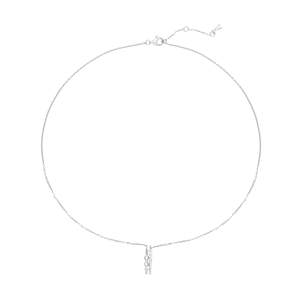 Dây cổ Vàng Trắng 33,3% (8K) Đính đá ECZ STYLE By PNJ XMXMW000747