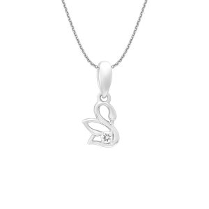 Mặt dây chuyền Kim cương Vàng trắng 58,5% (14K) PNJ DD00W000745