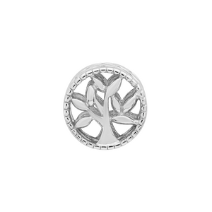 Hạt charm xỏ bạc DIY PNJSilver hình cái cây 0000W060014