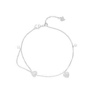Lắc tay Bạc đính đá PNJSilver XMXMW060513