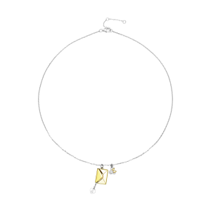Dây cổ Bạc đính đá Disney|PNJ Minnie XM00C000028