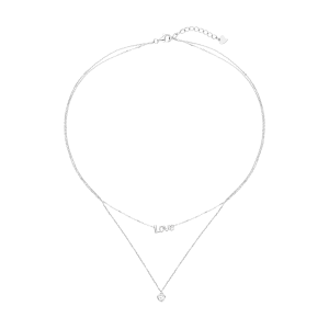 Dây cổ Bạc đính đá PNJSilver XM00W060078