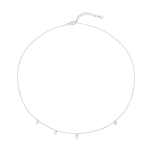 Dây cổ Bạc đính đá PNJSilver XM00W060080
