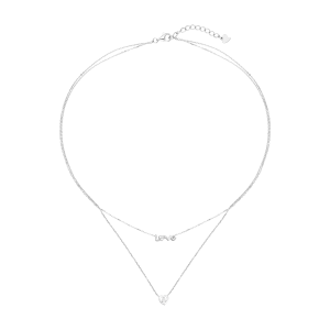 Dây cổ Bạc đính đá PNJSilver XMXMW060309