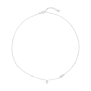 Dây cổ Bạc đính đá PNJSilver XMXMW060314