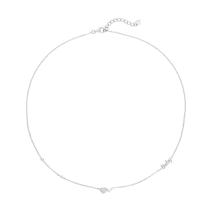 Dây cổ Bạc đính đá PNJSilver XMXMW060318