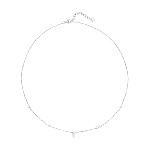 Dây cổ Bạc đính đá PNJSilver XMXMW060319