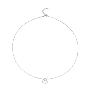 Dây cổ Bạc đính đá PNJSilver XMXMW060320