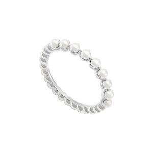 Nhẫn Hợp kim cao cấp 24K Ngọc Trai Swarovski PNJ NHNHW060000