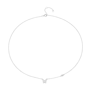 Dây cổ Vàng Trắng 33,3% (8K) Đính đá ECZ STYLE By PNJ XMXMW000744