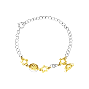 Lắc tay trẻ em Vàng 41,6% (10K) PNJ ❤️ Cinnamoroll 0000C000345