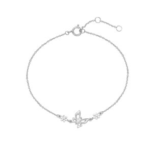 Lắc tay Vàng Trắng 33,3% (8K) Đính đá ECZ STYLE By PNJ XMXMW000937