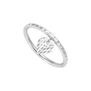 Nhẫn Vàng Trắng 58,5% (14K) PNJ 0000W003791