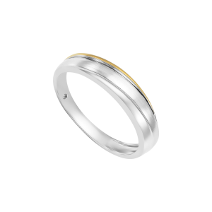 Nhẫn cưới Tơ Hồng nam Kim cương Vàng 58,5% (14K) PNJ DD00C001411