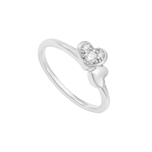 Nhẫn Vàng Trắng 33,3% (8K) Đính đá ECZ STYLE By PNJ XMXMW007143