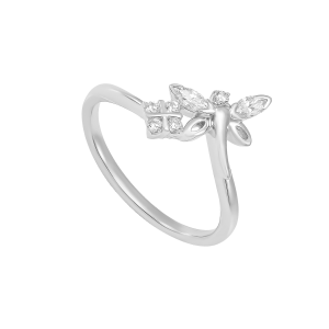 Nhẫn Vàng Trắng 33,3% (8K) Đính đá ECZ STYLE By PNJ XMXMW007145