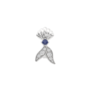 Mặt dây chuyền Vàng 58,5% (14K) Đính đá Sapphire PNJ The Little Mermaid SPDDW000102
