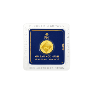 Vàng kỷ niệm 0.1 chỉ 99,99% PNJ Kim Bảo Ngũ Hành - Kim 0000Y001505