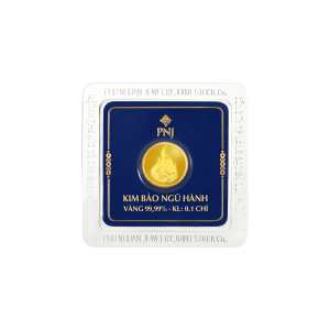 Vàng kỷ niệm 0.1 chỉ 99,99% PNJ Kim Bảo Ngũ Hành - Hỏa 0000Y001511