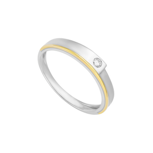 Nhẫn cưới Tơ Hồng nam Kim cương Vàng 58,5% (14K) PNJ DD00C001412