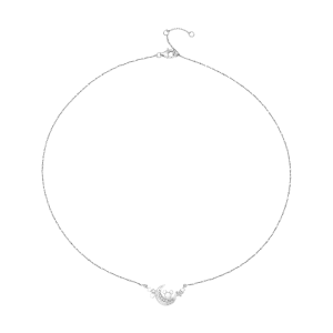 Dây cổ Bạc đính đá PNJSilver Mickey XMXMW000139