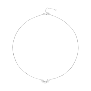 Dây cổ Vàng Trắng 41,6% (10K) Đính đá ECZ PNJ ❤️ HELLO KITTY XMXMW000754