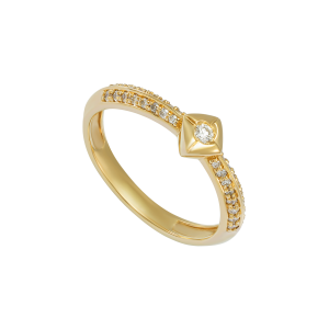 Nhẫn Cưới Phu Thê Kim cương Vàng 75% (18K) PNJ DDDDY001366