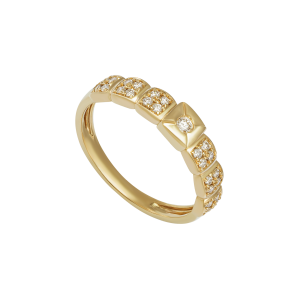 Nhẫn Cưới Phu Thê Kim cương Vàng 75% (18K) PNJ DDDDY001370