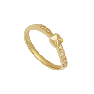 Nhẫn Cưới Phu Thê Kim cương Vàng 75% (18K) PNJ DDDDY001372