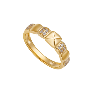 Nhẫn Cưới Phu Thê nam Vàng 58,5% (14K) Đính đá ECZ PNJ XM00Y006279