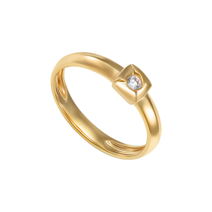 Nhẫn Cưới Phu Thê nam Vàng 58,5% (14K) Đính đá ECZ PNJ XM00Y006285
