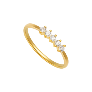 Nhẫn Vàng 58,5% (14K) Đính đá ECZ PNJ XM00Y006330