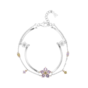 Lắc tay Bạc đính đá STYLE By PNJ Bloomie ZTMXH000009