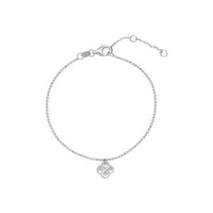 Lắc tay Vàng Trắng Ý 75% (18K) PNJ 0000W001763