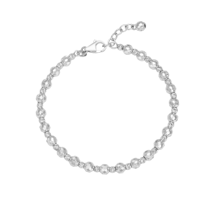 Lắc tay Vàng Trắng Ý 75% (18K) PNJ 0000W061239