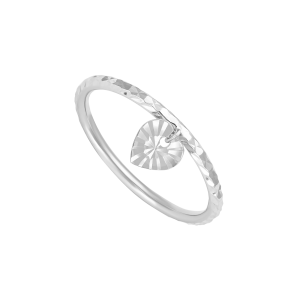 Nhẫn Vàng Trắng 58,5% (14K) PNJ 0000W003792