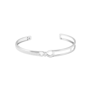 Vòng tay nam Vàng Trắng 41,6% (10K) Đính đá ECZ PNJ Family Infinity XM00W000457