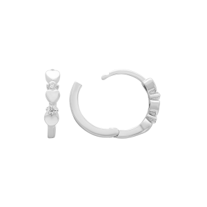 Bông tai Bạc đính đá PNJSilver XMXMW060461
