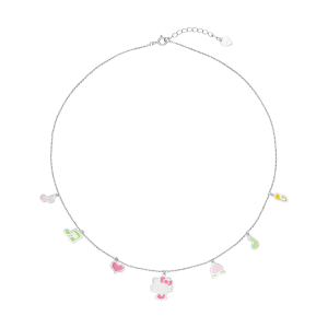 Dây cổ trẻ em Bạc PNJ ❤️ Hello Kitty Grow with you 0000W060130