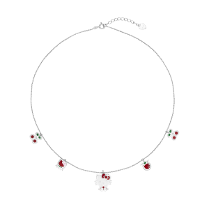 Dây cổ trẻ em Bạc PNJ ❤️ Hello Kitty Grow with you 0000W060132