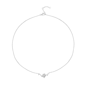 Dây cổ Bạc đính đá PNJ ❤️ HELLO KITTY XM00W000099