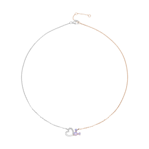 Dây cổ Bạc đính đá Disney | PNJ Mickey ZTMXH000008