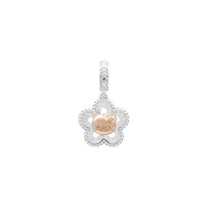 Hạt Charm Bạc đính đá PNJ ❤️ HELLO KITTY XM00H000006