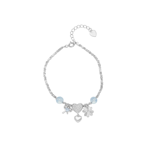 Lắc tay Bạc đính đá PNJSilver Aristocats AQXMW060002