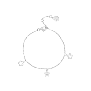 Lắc tay Bạc đính đá PNJ ❤️ HELLO KITTY XM00W000060