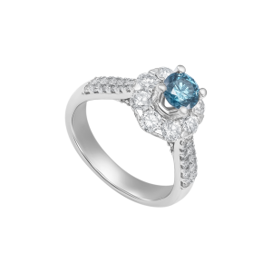 Nhẫn Kim cương Vàng trắng 58,5% (14K) PNJ DDDDW015412